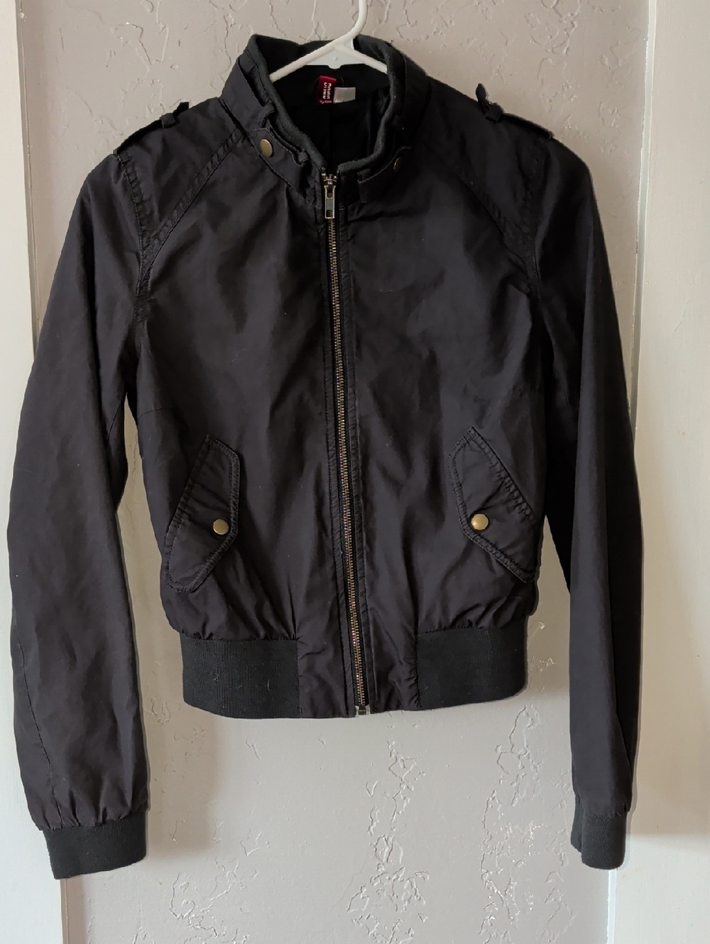 Divided Black Girls Bomber Jacket